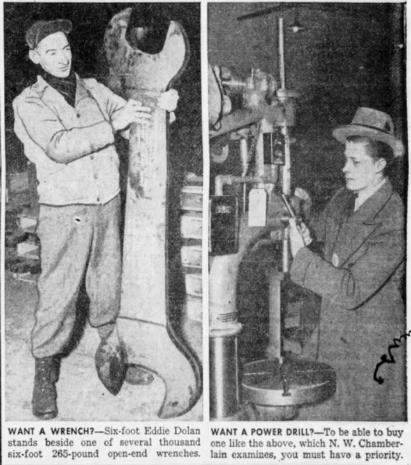 Tools sold at Lordstown Ordanance Depot in 1946 2
